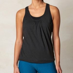 prAna Mika Black Yoga Top
